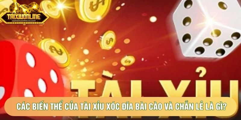 Các biến thể của tài xỉu xóc đĩa bài cào và chẵn lẻ là gì?