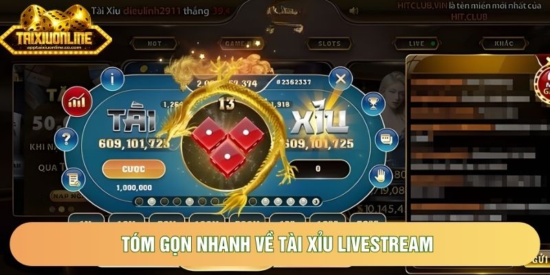 Tóm gọn nhanh về tài xỉu livestream Tóm gọn nhanh về tài xỉu livestream
